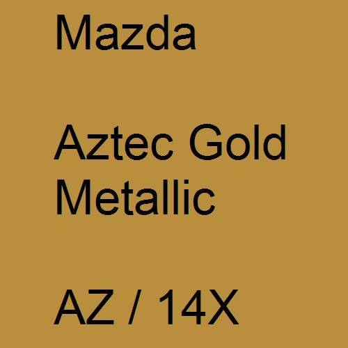 Mazda, Aztec Gold Metallic, AZ / 14X.